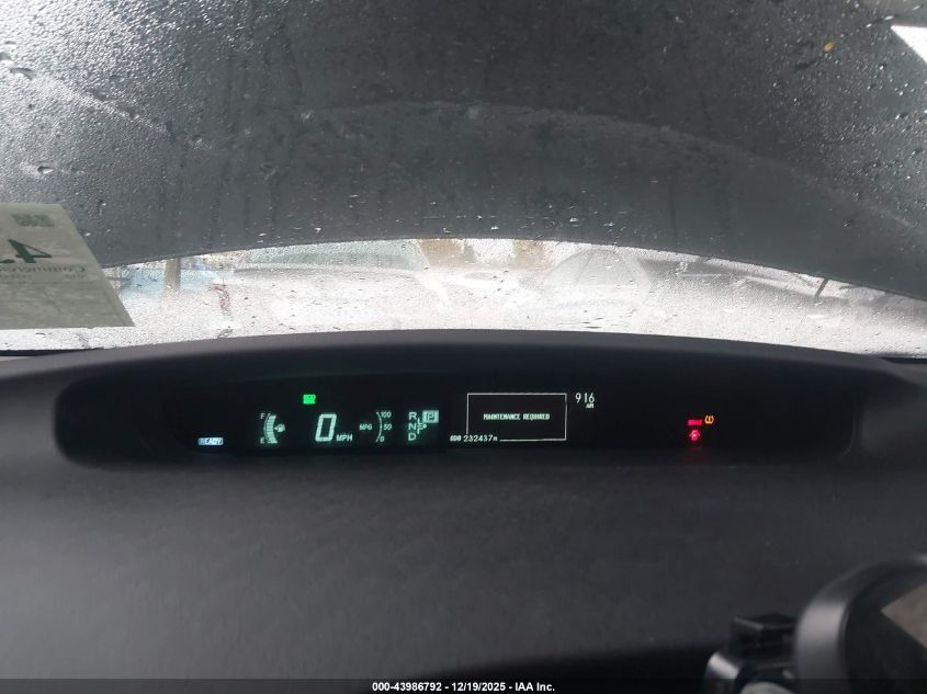 2012 Toyota Prius Three VIN: JTDKN3DUXC5494397 Lot: 43986792