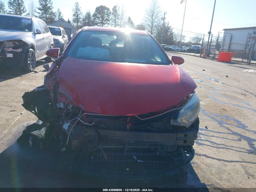 2014 Toyota Corolla Le VIN: 5YFBURHE4EP072849 Lot: 43986808