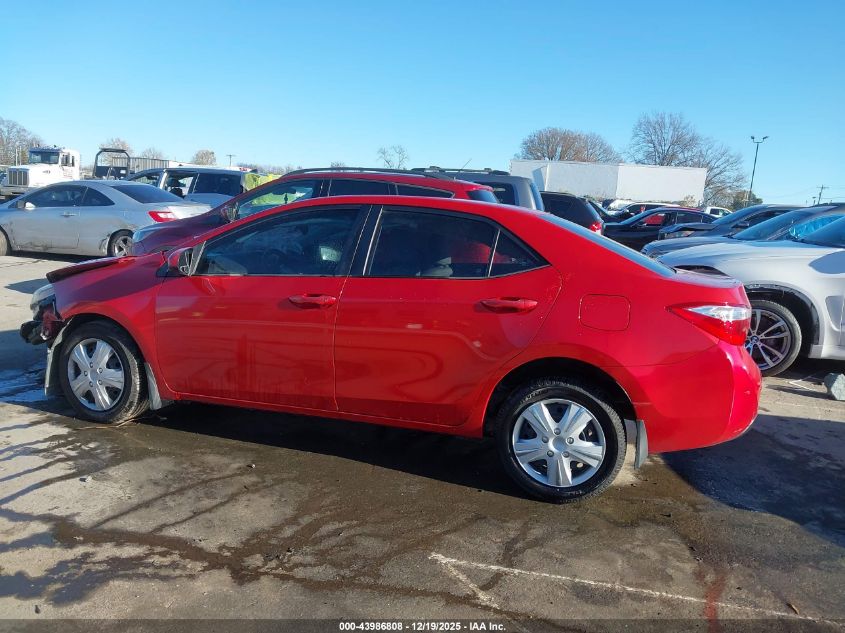 2014 Toyota Corolla Le VIN: 5YFBURHE4EP072849 Lot: 43986808