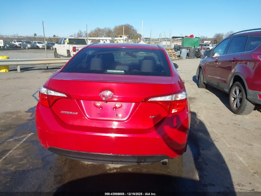 2014 Toyota Corolla Le VIN: 5YFBURHE4EP072849 Lot: 43986808