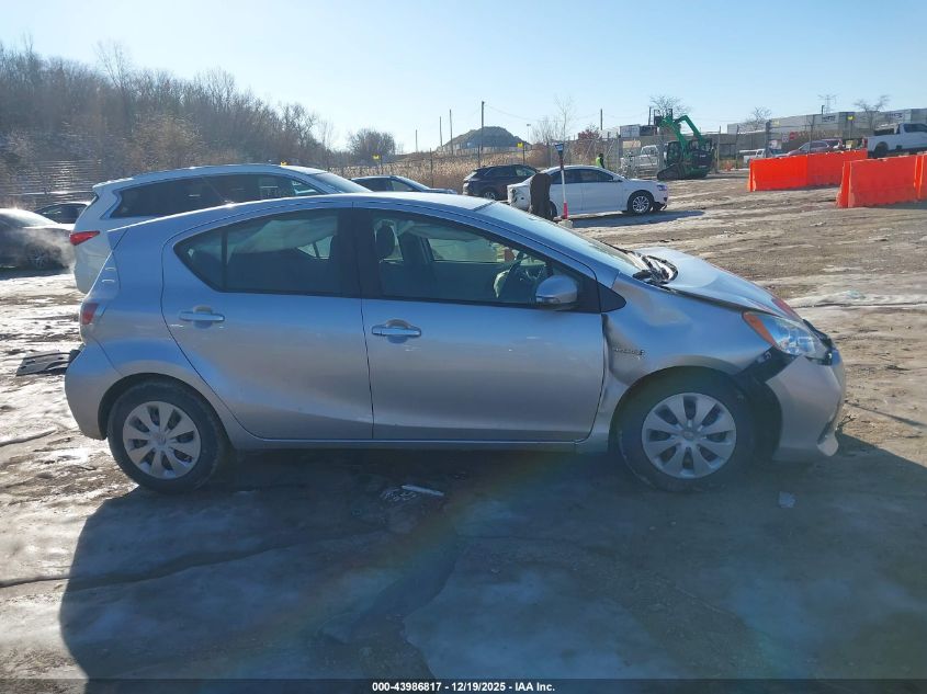 2014 Toyota Prius C Two VIN: JTDKDTB34E1079082 Lot: 43986817