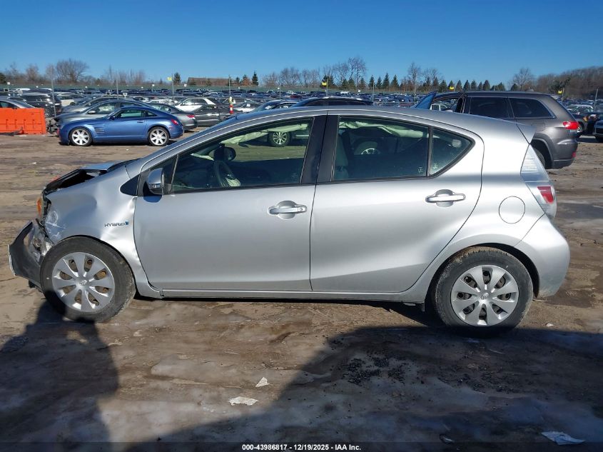 2014 Toyota Prius C Two VIN: JTDKDTB34E1079082 Lot: 43986817