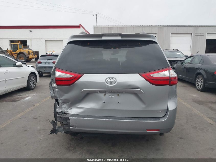 2018 Toyota Sienna Le 8 Passenger VIN: 5TDKZ3DC9JS944513 Lot: 43986823