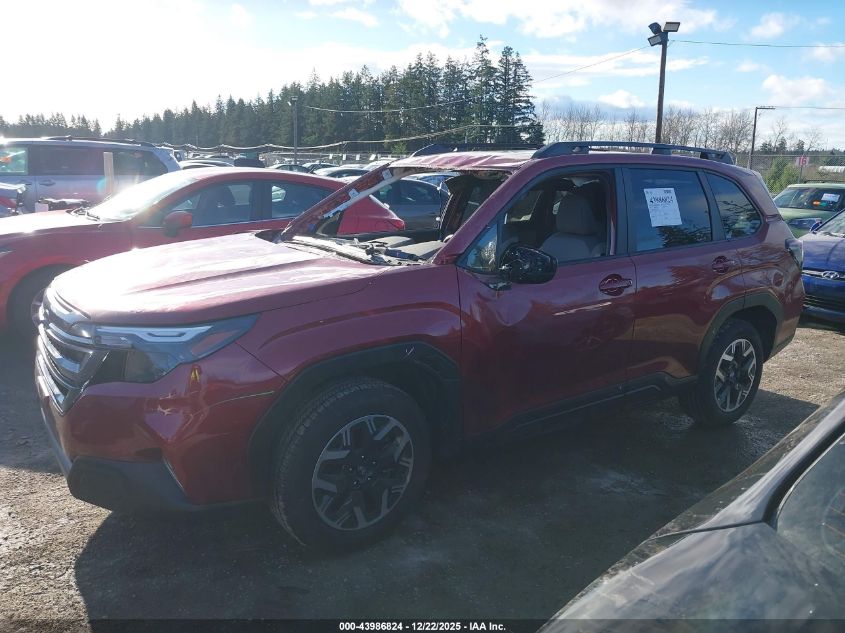 2025 Subaru Forester Premium VIN: JF2SLDDC9SH557510 Lot: 43986824