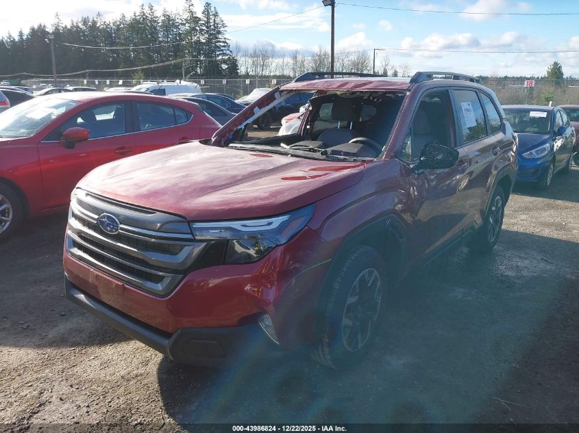 2025 Subaru Forester Premium VIN: JF2SLDDC9SH557510 Lot: 43986824