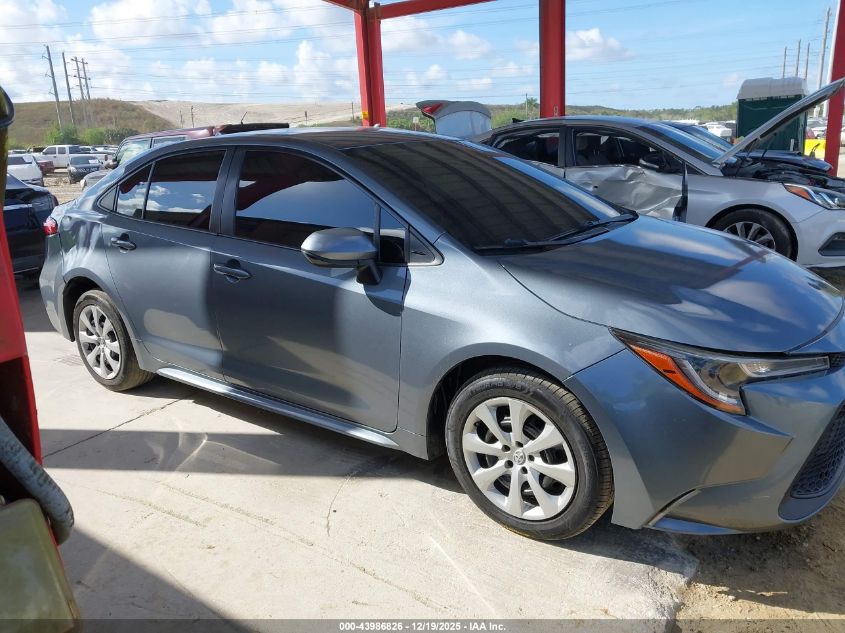 2021 Toyota Corolla Le VIN: JTDEPMAE0MJ183774 Lot: 43986826