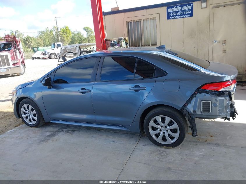 2021 Toyota Corolla Le VIN: JTDEPMAE0MJ183774 Lot: 43986826