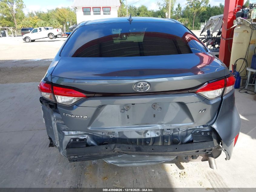 2021 Toyota Corolla Le VIN: JTDEPMAE0MJ183774 Lot: 43986826