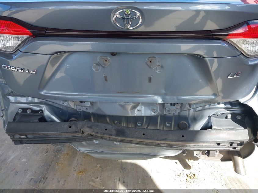 2021 Toyota Corolla Le VIN: JTDEPMAE0MJ183774 Lot: 43986826