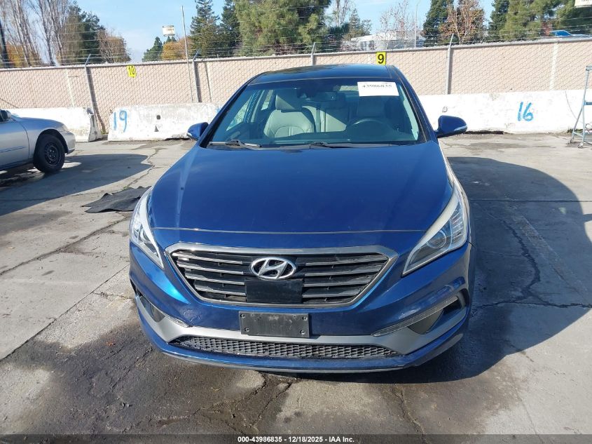 2016 Hyundai Sonata Limited VIN: 5NPE34AFXGH283222 Lot: 43986835