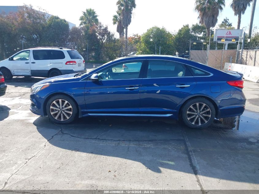 2016 Hyundai Sonata Limited VIN: 5NPE34AFXGH283222 Lot: 43986835