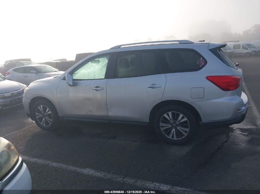 2017 Nissan Pathfinder Sv VIN: 5N1DR2MN7HC635540 Lot: 43986840