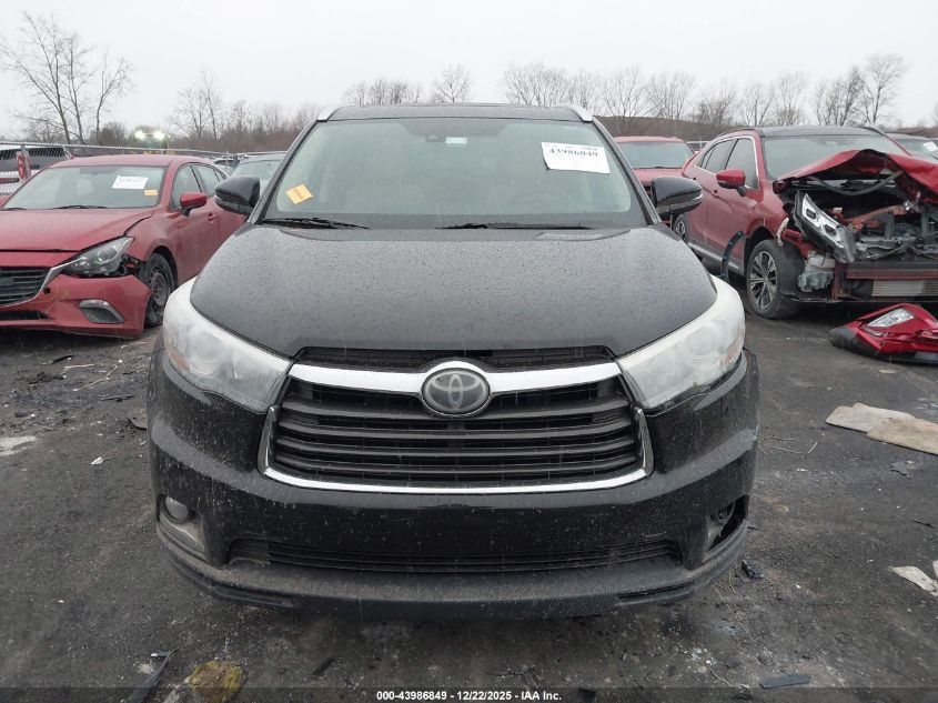 2014 Toyota Highlander Limited Platinum V6 VIN: 5TDDKRFH3ES021264 Lot: 43986849