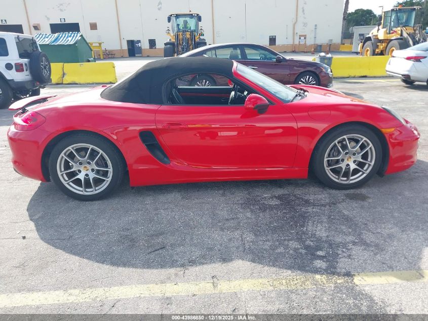 2015 Porsche Boxster VIN: WP0CA2A84FS120410 Lot: 43986850