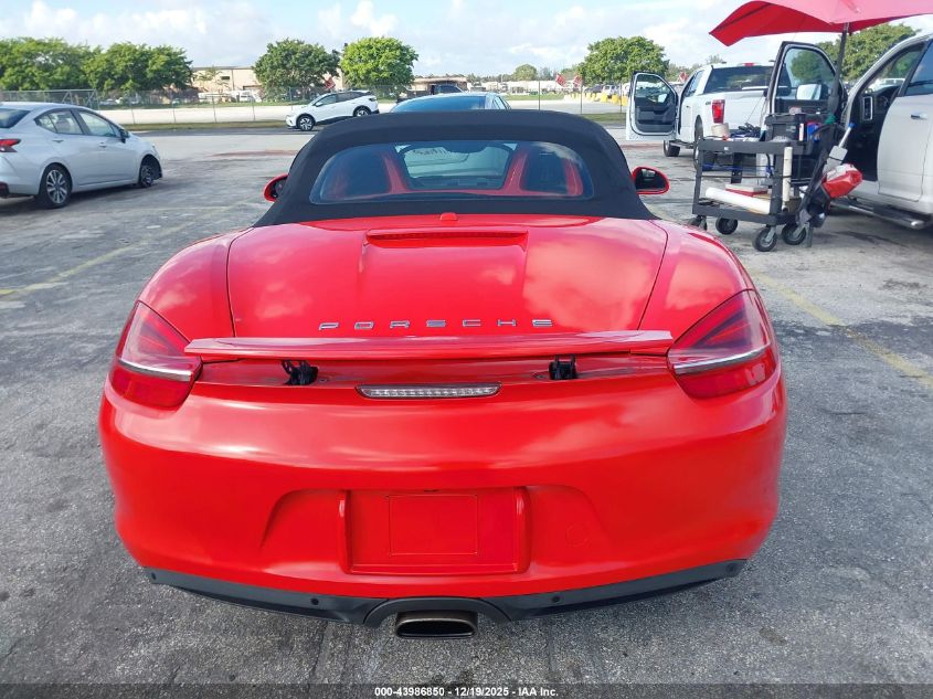 2015 Porsche Boxster VIN: WP0CA2A84FS120410 Lot: 43986850