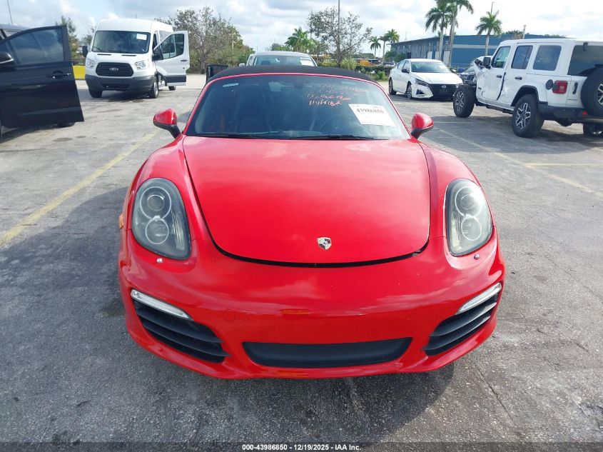 2015 Porsche Boxster VIN: WP0CA2A84FS120410 Lot: 43986850