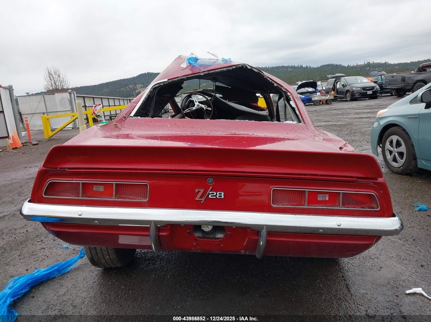 1969 Chevrolet Camaro VIN: 0000124379L510483 Lot: 43986852