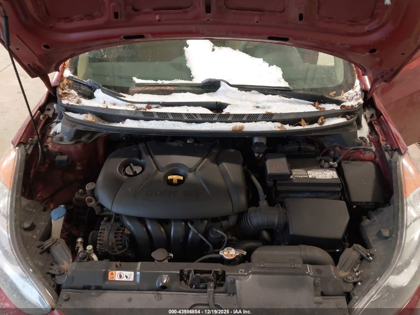 2013 Hyundai Elantra Gls VIN: 5NPDH4AE2DH245550 Lot: 43986854