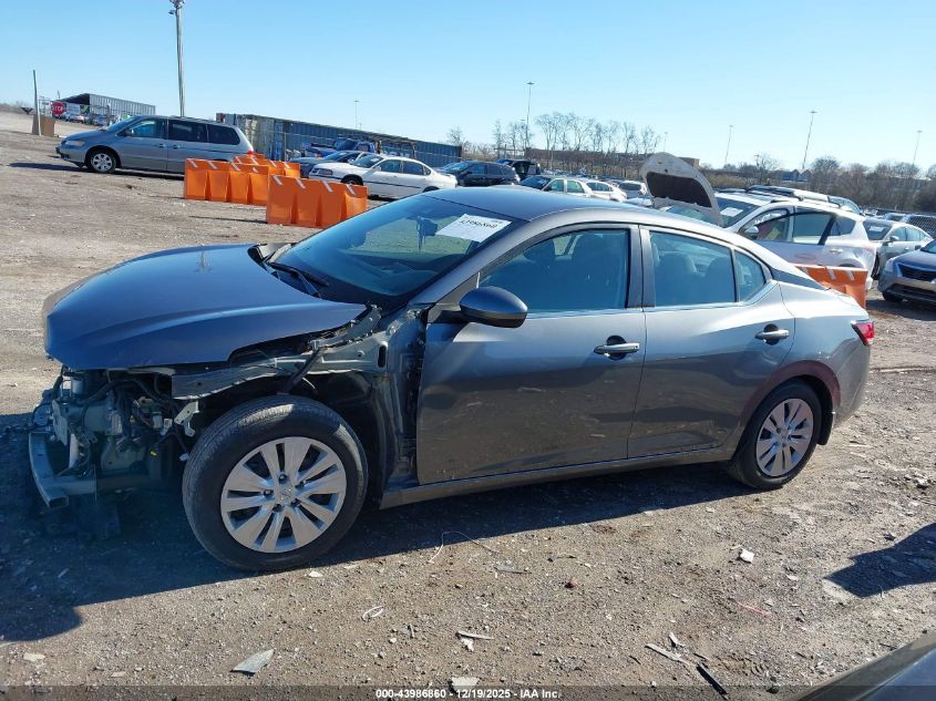 2022 Nissan Sentra S Xtronic Cvt VIN: 3N1AB8BV9NY276036 Lot: 43986860
