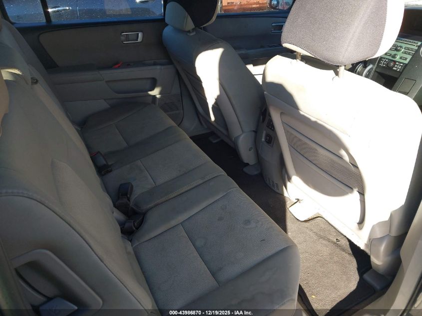 2011 Honda Pilot Lx VIN: 5FNYF4H27BB098205 Lot: 43986870