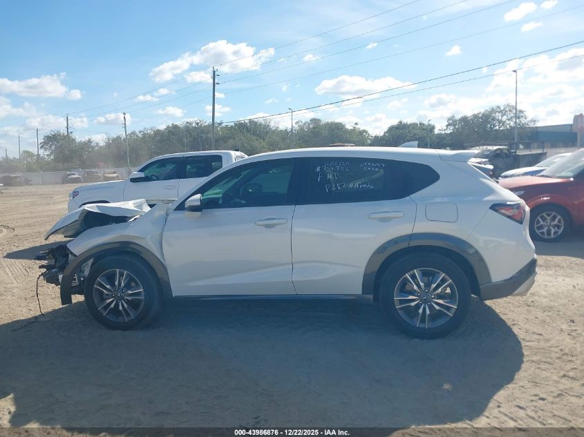 2025 Acura Adx VIN: 3HDSA1H32SM706668 Lot: 43986876