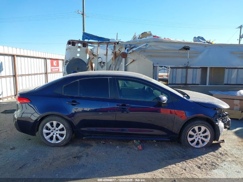 2022 Toyota Corolla Le VIN: 5YFEPMAEXNP324329 Lot: 43986877