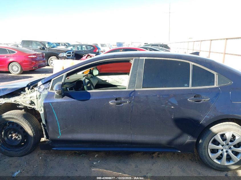 2022 Toyota Corolla Le VIN: 5YFEPMAEXNP324329 Lot: 43986877