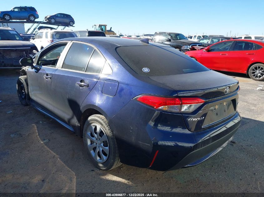 2022 Toyota Corolla Le VIN: 5YFEPMAEXNP324329 Lot: 43986877