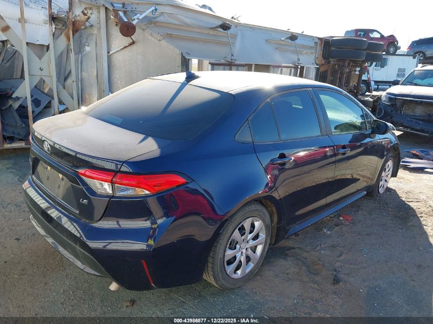 2022 Toyota Corolla Le VIN: 5YFEPMAEXNP324329 Lot: 43986877