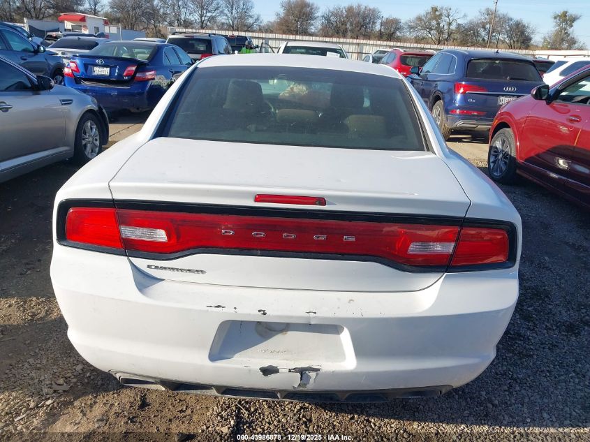 2014 Dodge Charger Se VIN: 2C3CDXBG7EH191606 Lot: 43986878