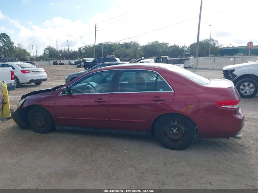 2005 Honda Accord 2.4 Lx VIN: 1HGCM56495A124800 Lot: 43986880