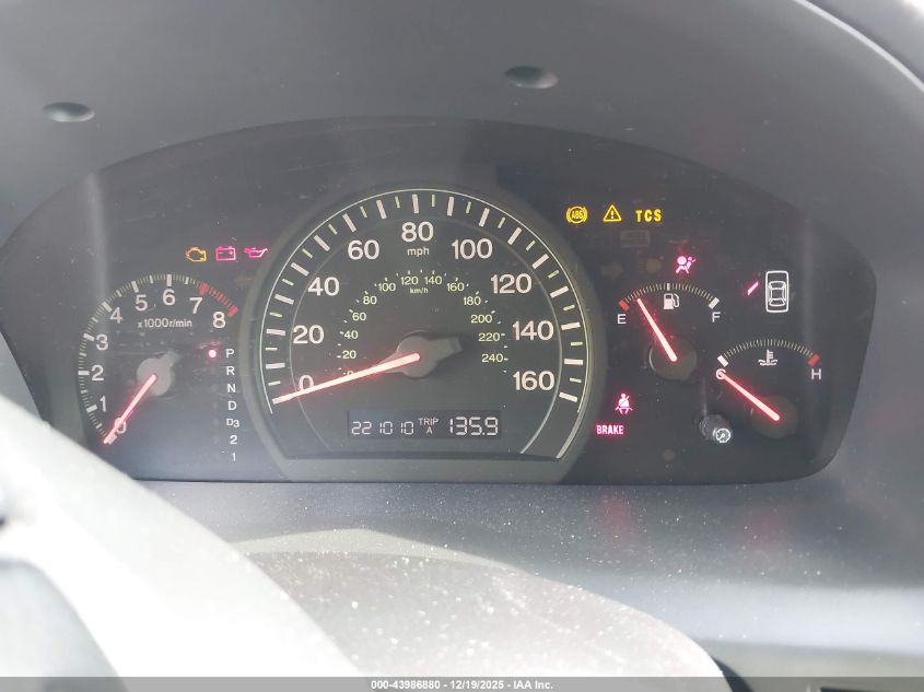 2005 Honda Accord 2.4 Lx VIN: 1HGCM56495A124800 Lot: 43986880