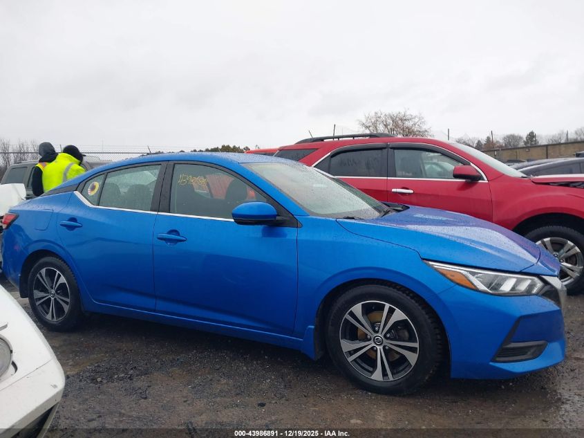 2020 Nissan Sentra Sv Xtronic Cvt VIN: 3N1AB8CV0LY281976 Lot: 43986891