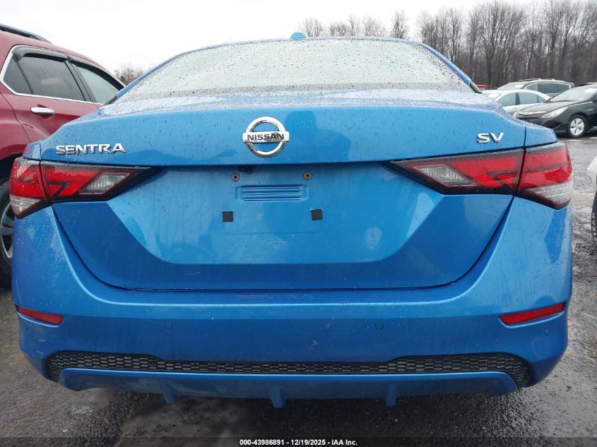 2020 Nissan Sentra Sv Xtronic Cvt VIN: 3N1AB8CV0LY281976 Lot: 43986891