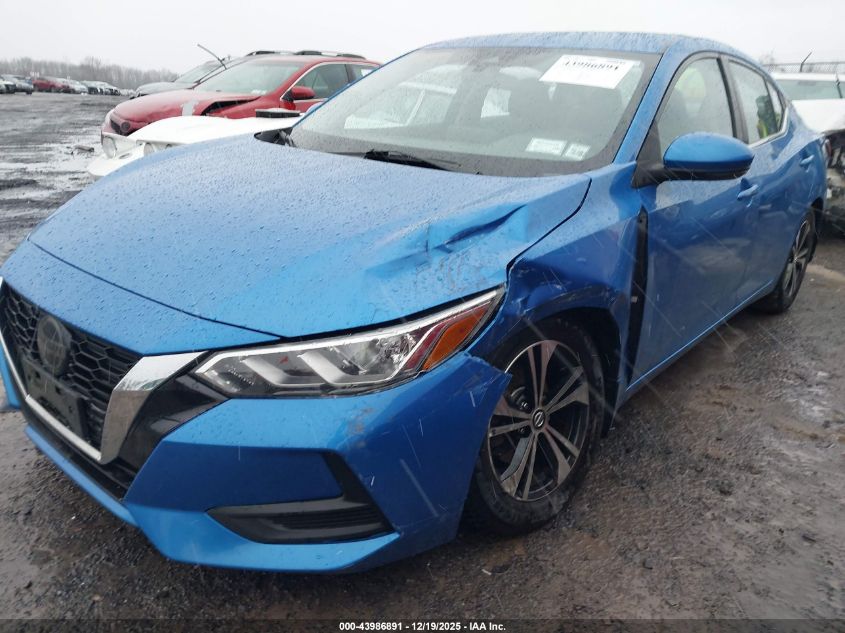 2020 Nissan Sentra Sv Xtronic Cvt VIN: 3N1AB8CV0LY281976 Lot: 43986891