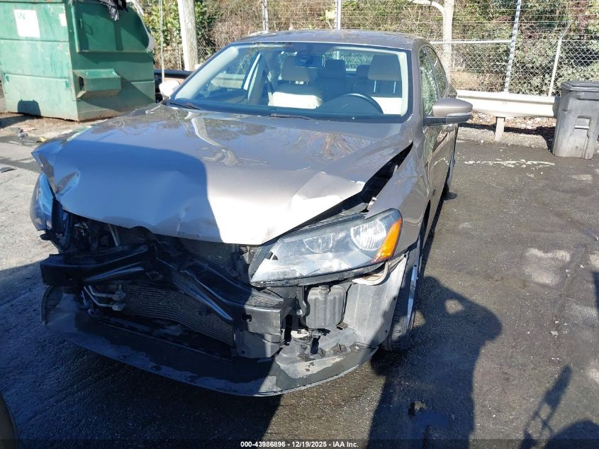 2015 Volkswagen Passat 2.0L Tdi Se VIN: 1VWBV7A32FC013476 Lot: 43986896