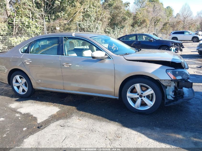 2015 Volkswagen Passat 2.0L Tdi Se VIN: 1VWBV7A32FC013476 Lot: 43986896