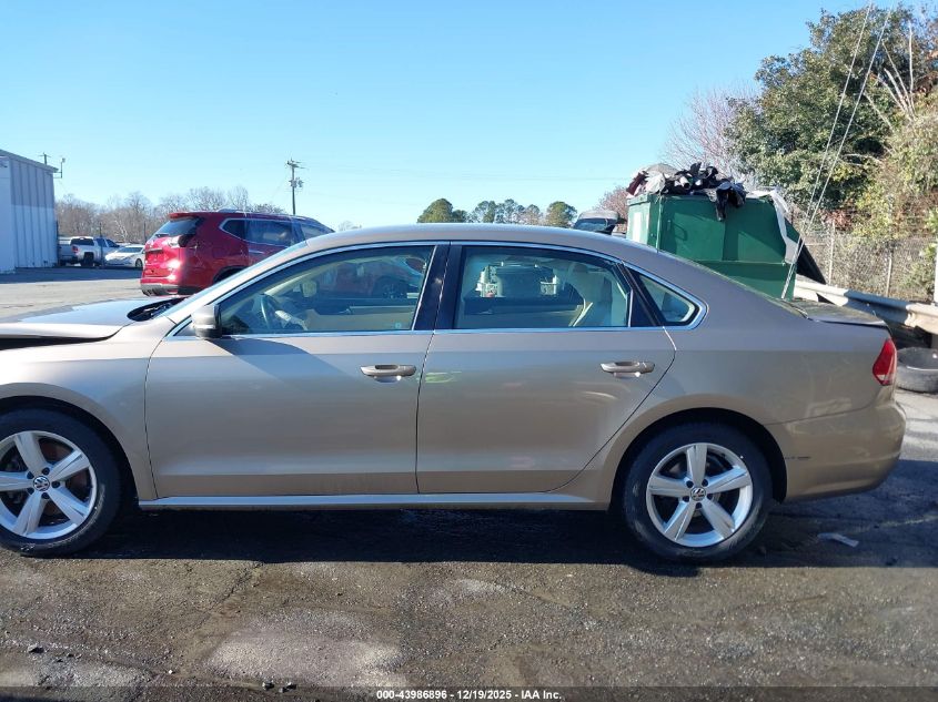 2015 Volkswagen Passat 2.0L Tdi Se VIN: 1VWBV7A32FC013476 Lot: 43986896