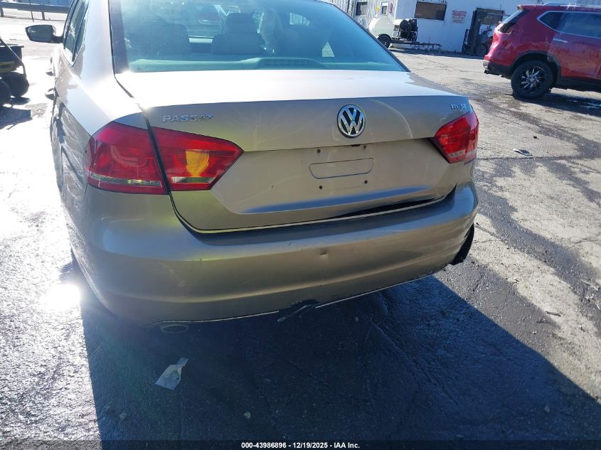 2015 Volkswagen Passat 2.0L Tdi Se VIN: 1VWBV7A32FC013476 Lot: 43986896