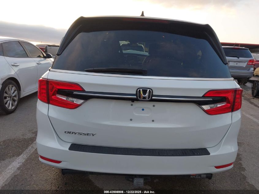2022 Honda Odyssey Ex-L VIN: 5FNRL6H72NB015269 Lot: 43986906
