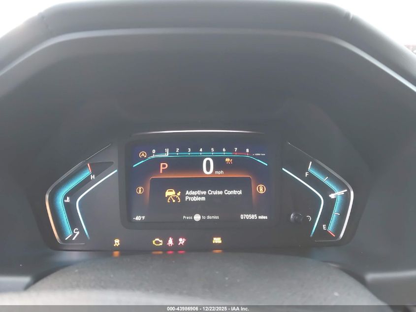 2022 Honda Odyssey Ex-L VIN: 5FNRL6H72NB015269 Lot: 43986906