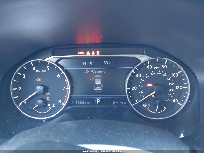 2022 Nissan Altima Sv Fwd VIN: 1N4BL4DV3NN416007 Lot: 43986907