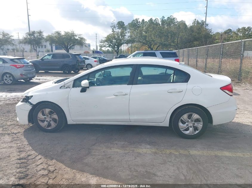 2015 Honda Civic Lx VIN: 19XFB2F50FE115667 Lot: 43986914