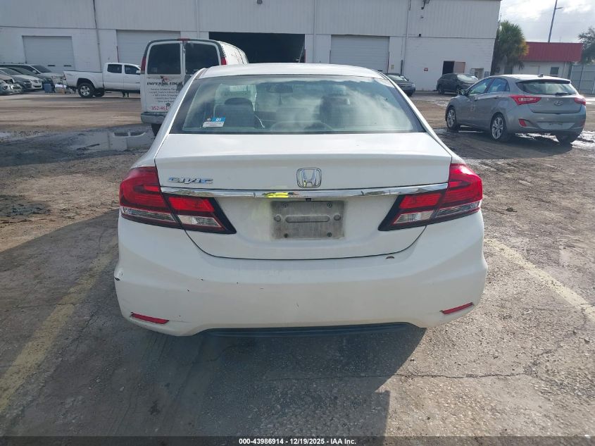 2015 Honda Civic Lx VIN: 19XFB2F50FE115667 Lot: 43986914