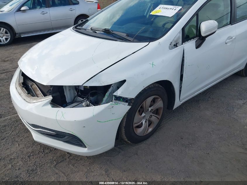 2015 Honda Civic Lx VIN: 19XFB2F50FE115667 Lot: 43986914