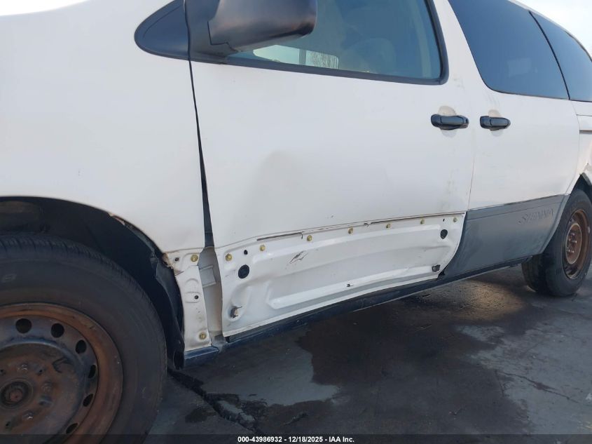 2002 Toyota Sienna Le VIN: 4T3ZF13C12U447260 Lot: 43986932