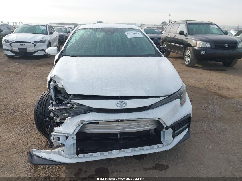2020 Toyota Corolla Se VIN: 5YFS4RCE6LP020997 Lot: 43986934