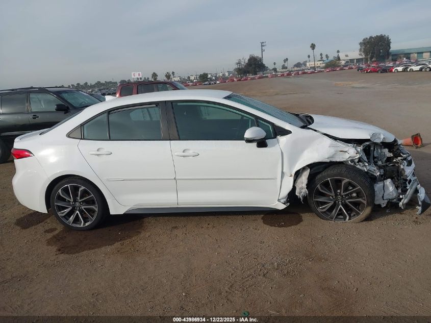 2020 Toyota Corolla Se VIN: 5YFS4RCE6LP020997 Lot: 43986934