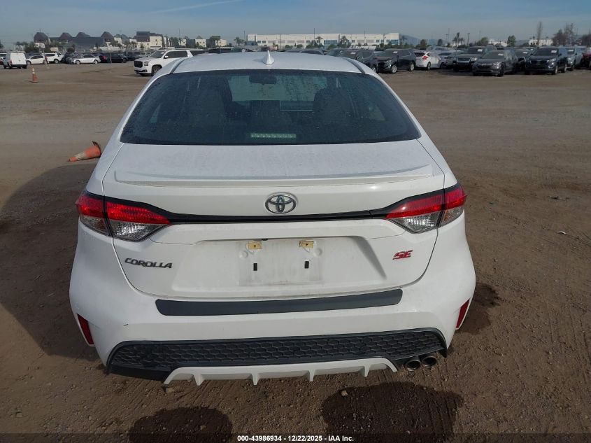 2020 Toyota Corolla Se VIN: 5YFS4RCE6LP020997 Lot: 43986934