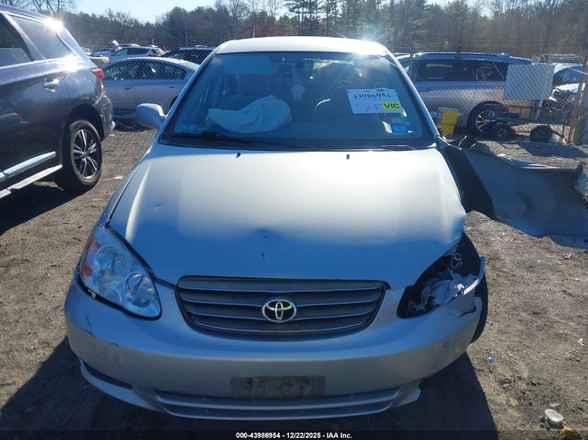 2003 Toyota Corolla Le VIN: 2T1BR32E43C151099 Lot: 43986954